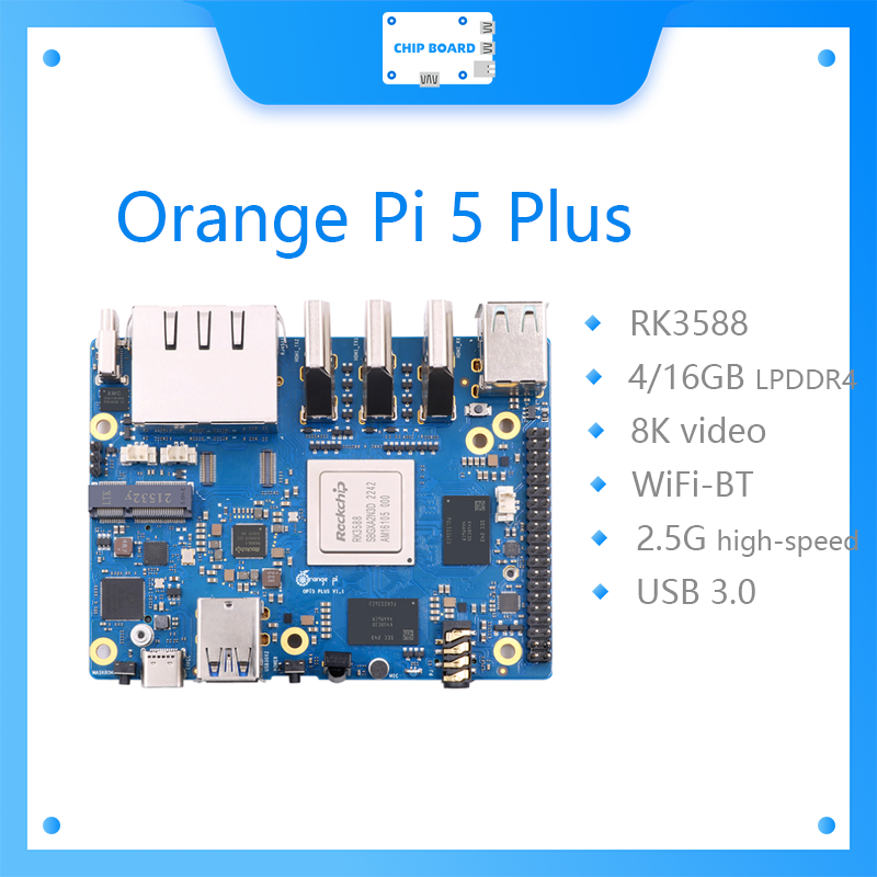 Rockchip Rk3588 Development Board - Orange Pi 5 Plus Komputer Papan