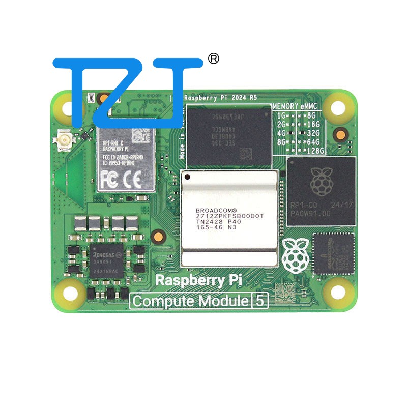 Raspberry Pi 5 8Gb Board - Modul Komputasi TZT 5 Bluetooth5.0 4-Core