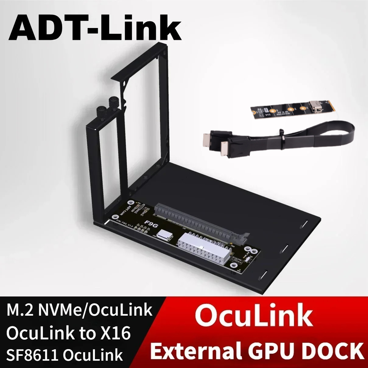 Oculink Egpu Mini Pc - ADT PCIe 4.0 64Gbps adaptor kartu