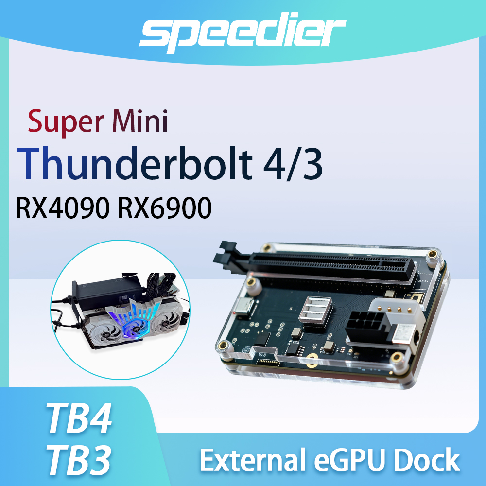 Thunderbolt 4 Egpu Dock Mini Pc - Docking Station GPU Eksternal Thunderbolt 4