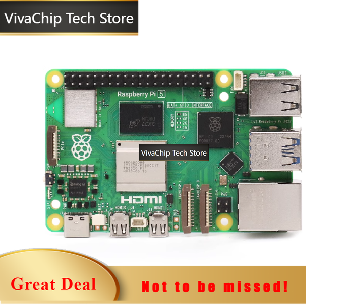 Raspberry Pi 5 8Gb Board - VivaCTRaspberry Pi Generasi Ke-5 5B Papan