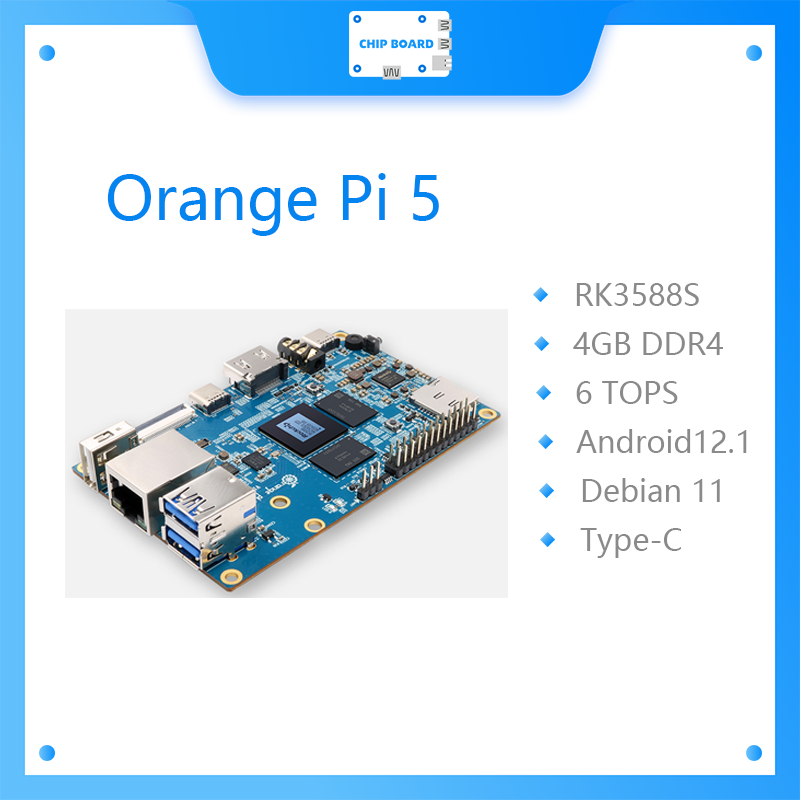 Rockchip Rk3588 Development Board - Jeruk Pi 5 4GB RK3588S,PCIE Modul