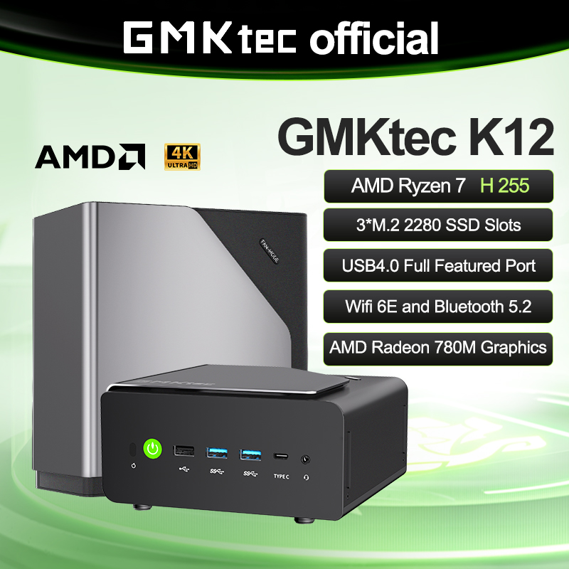 Oculink Egpu Mini Pc - GMKtec K12 Mini PC AMD Ryzen.