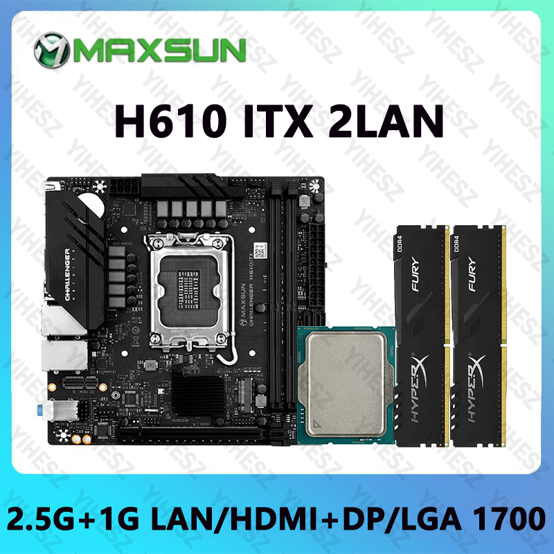 Set Motherboard H610 ITX Denga - Lga1700 Itx Motherboard Ddr5 ulasan dan harga