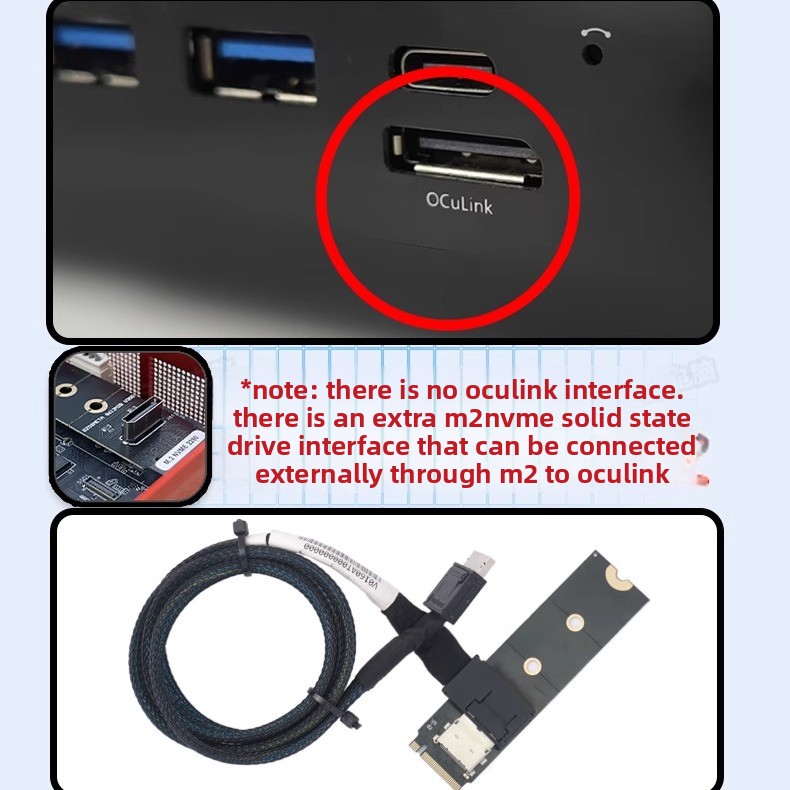 Adaptor Dock Grafis Eksternal  - Oculink Egpu Mini Pc ulasan dan harga