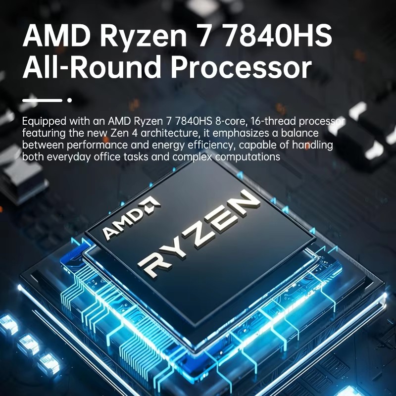 Topton Mini PC Gaming Portabel - Amd Ryzen 7 7840Hs Mini Pc ulasan dan harga
