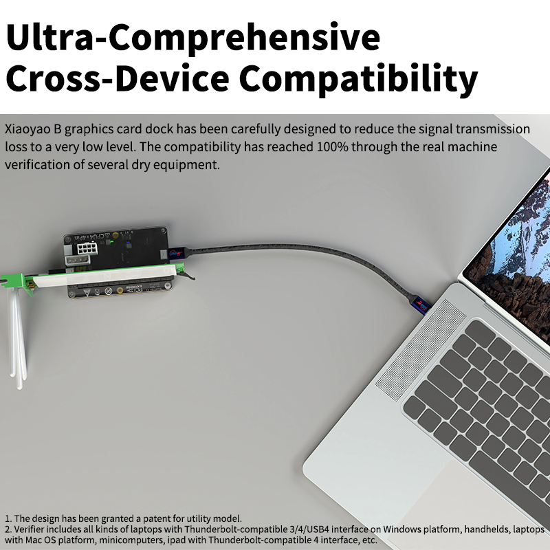 Dock eGPU Thunderbolt 4 3, Doc - Thunderbolt 4 Egpu Dock Mini Pc ulasan dan harga