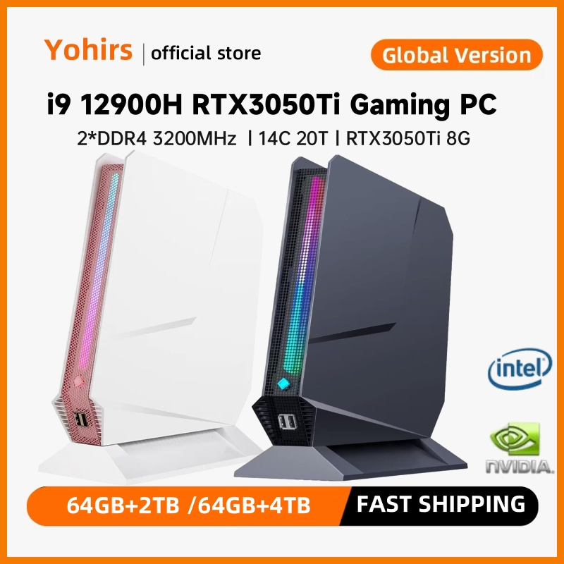 Mini PC Gamer Generasi ke-13 I - Intel Core I9 13900H Mini Pc ulasan dan harga