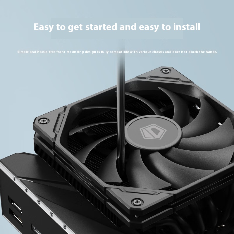 ID-COOLING IS-67-XT 6 Pipa Pan - Lga1700 Itx Motherboard Ddr5 ulasan dan harga