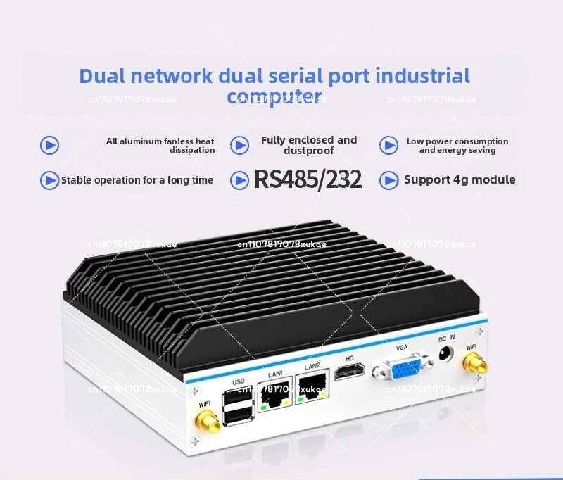 PC Industri Mini - Quad-Core N - Fanless Industrial Pc Rs485 Core I7 ulasan dan harga