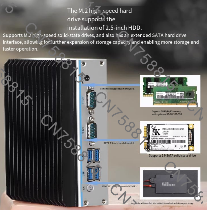 Dual LAN/Serial RS485, PC Indu - Fanless Industrial Pc Rs485 Core I7 ulasan dan harga