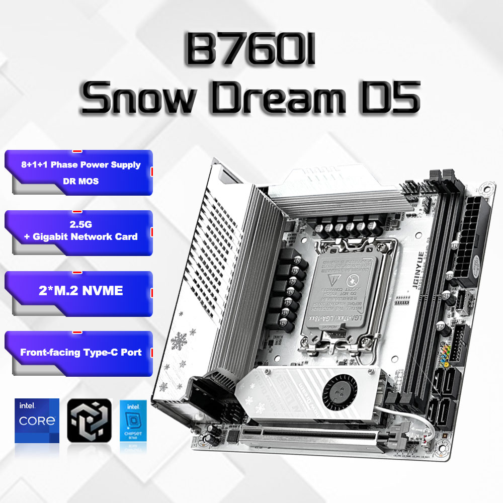 Motherboard B760i ARGB WIFI DD - Lga1700 Itx Motherboard Ddr5 ulasan dan harga